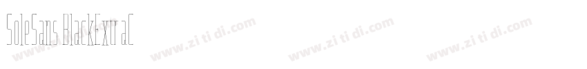 SoleSans BlackExtraC字体转换 SoleSans BlackExtraC字体转换